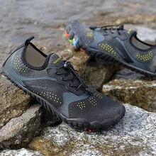 CALOFE Men Water Shoes Breathale Aqua Shoes Summer Quick-Drying Seaside Sneakers Male Swimming zapatillas hombre Beach Men Shoes