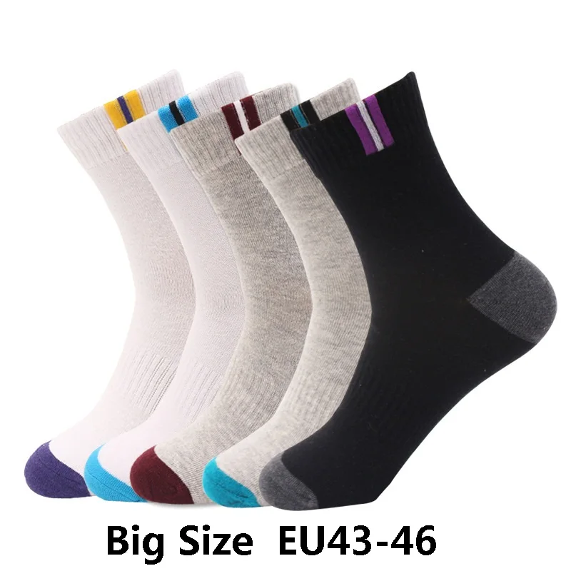 Носки мужские хлопковые Большие европейские размеры 43 44 45 46 5 пар|dress socks|mens soxsocks
