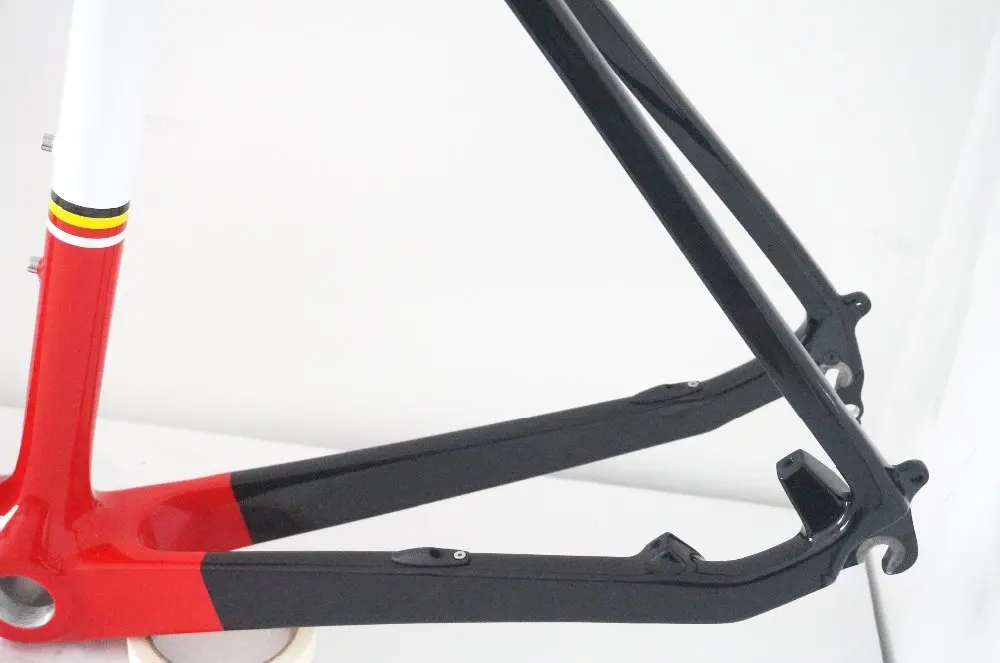 Sale Cyclocross Frame Disc Brake Rear Drop 135*9QR Carbon Fiber Cyclocross Bicycle Frame Disc Brake 4