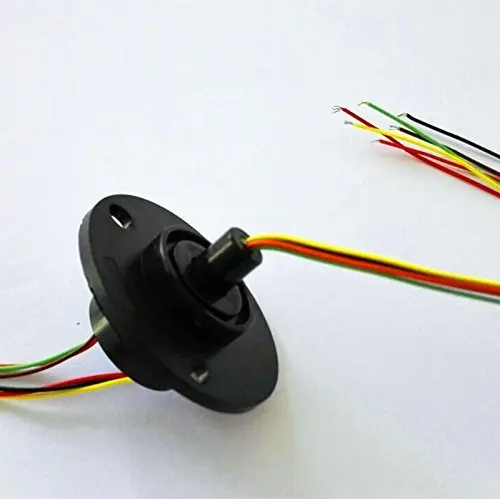 DHL FEDEX FREE Ship 22M 300RPM 6 Circuits 2A Capsule Slip Ring 6 Conductors rotary electrical collector  electrical interfaces