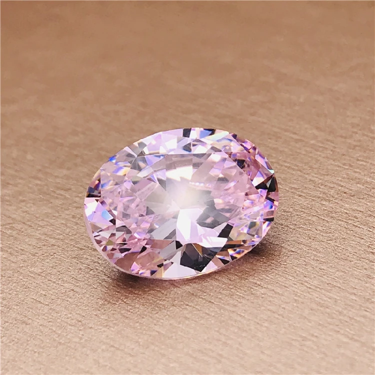 

New arrival brillient stone light pink american material oval-shape princess cut for ring brecelet gem-set jewelry