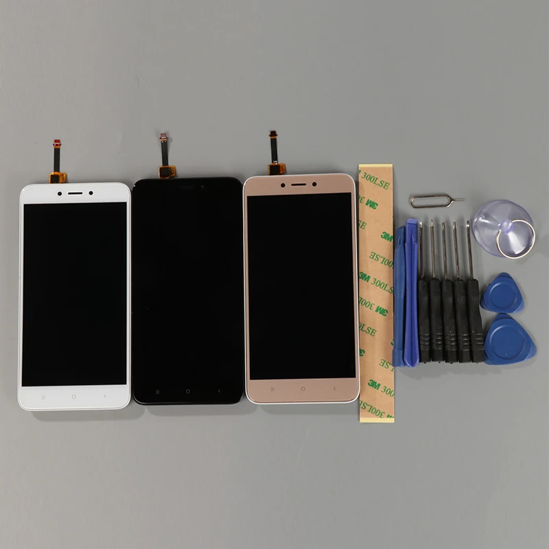 Ceny Wyświetlacz do Xiaomi Redmi 4X Lcd ekran dotykowy wymiana zespołu Digitizer do wyświetlacza Redmi 4X Pro przetestowany wyświetlacz Lcd części