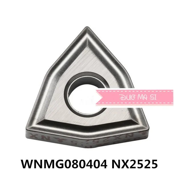 WNMG080404 NX2525/WNMG080408 NX2525 твердосплавная вставка для токарного держателя инструмента