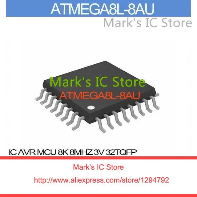 ATMEGA8L-8AU IC AVR MCU 8K 8 МГц 3 в 32TQFP ATMEGA8L 8L ATMEGA | Электронные компоненты и принадлежности