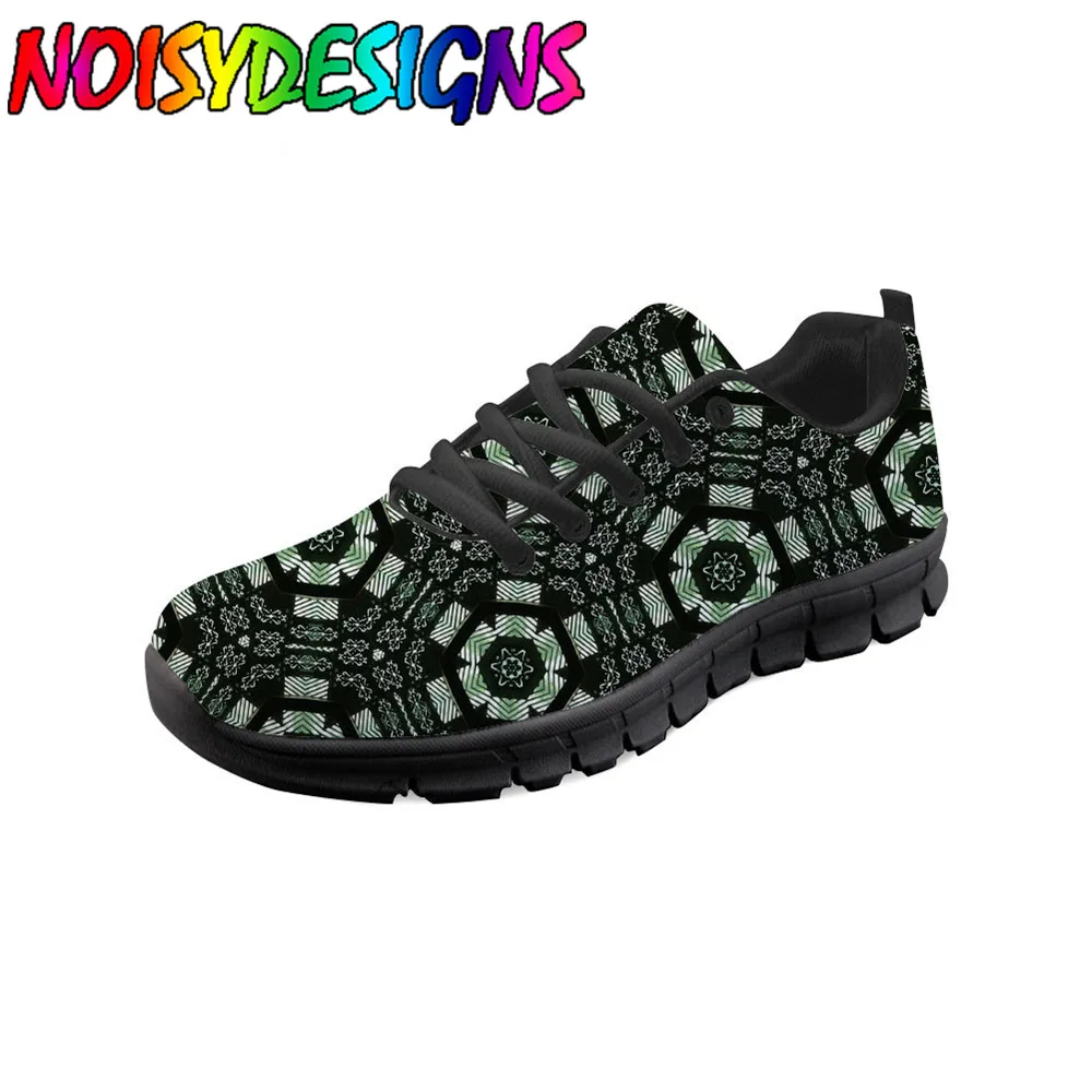 Mandala Femme hk567baq Qualité Kaléidoscope De hk556aq Triangle Chaussures Femmes Noir hk555baq Sneakers Haute Imprimer Appartements hk557baq Casual hk558aq Custombaq Mode Filles kXiuZP