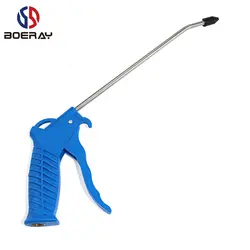 Boerray 8,6 "Air Blow Gun угловой изогнутый сопла Пистолет Сцепление С 0,4" резиновый наконечник, синий