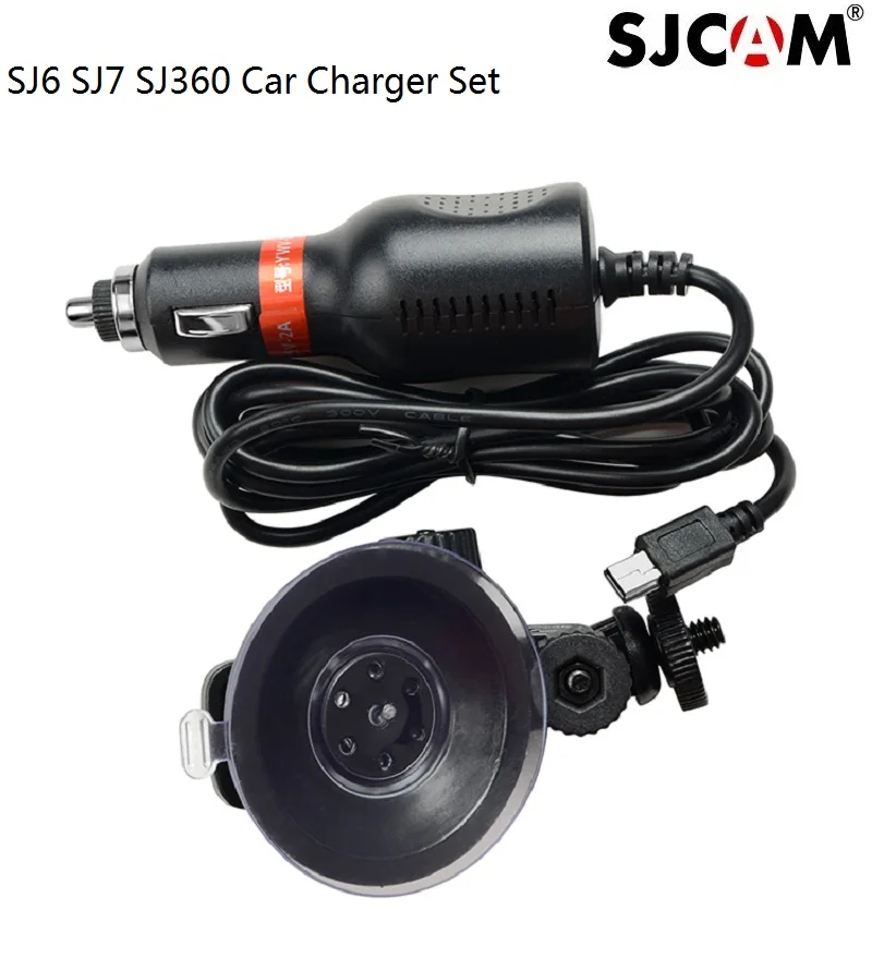 

Original SJCAM Car Charger Mount Suction Cup Bracket for SJ6 Legend SJ7 Star SJ360 Action Sports Camera Accessories