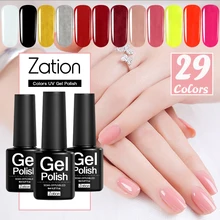 Зация 8 мл Lucky DIY Искусства лак Полупостоянный УФ-гель для ногтей Грунтовка База Верхний Чистый Блеск Цвета Маникюр светодиодный Лампа лак(China)