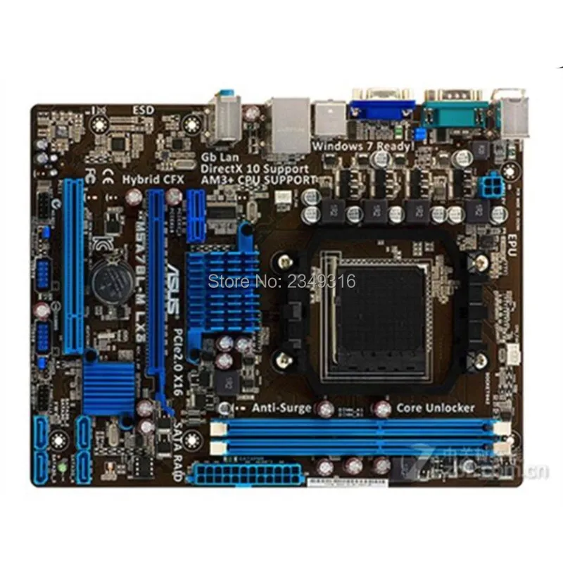 Для настольной материнской платы Asus M5A78L-M LX3 760G 760L Socket AM3 + DDR3 UEFI BIOS оригинальная б/у