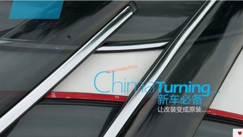 Хромированный стеклокозырек striS солнцезащитный козырек дефлектор для Mitsubishi ASX RVR