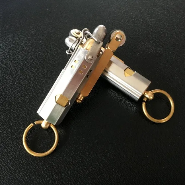 Керосиновая Зажигалка из латуни и нержавеющей стали в стиле ретро|vintage kerosene