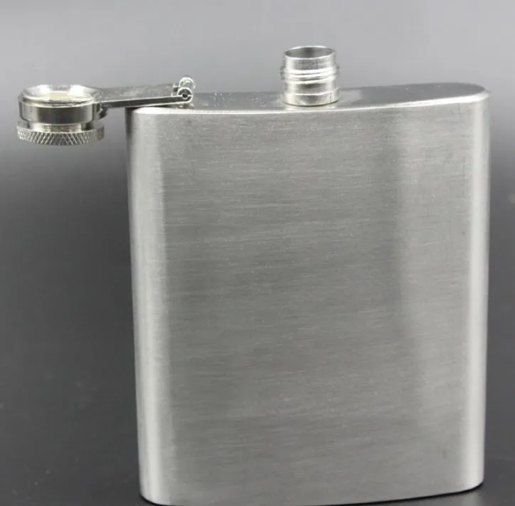 Hot New 7oz 200ml Stainless Steel Pocket Flask Russian Hip Flask Liquor