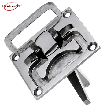 

3.1'' x 2.4'' 316 Marine 80mm Stainless Steel Boat recessed into hatch fixing holes Anticorrosion Height Adjustable