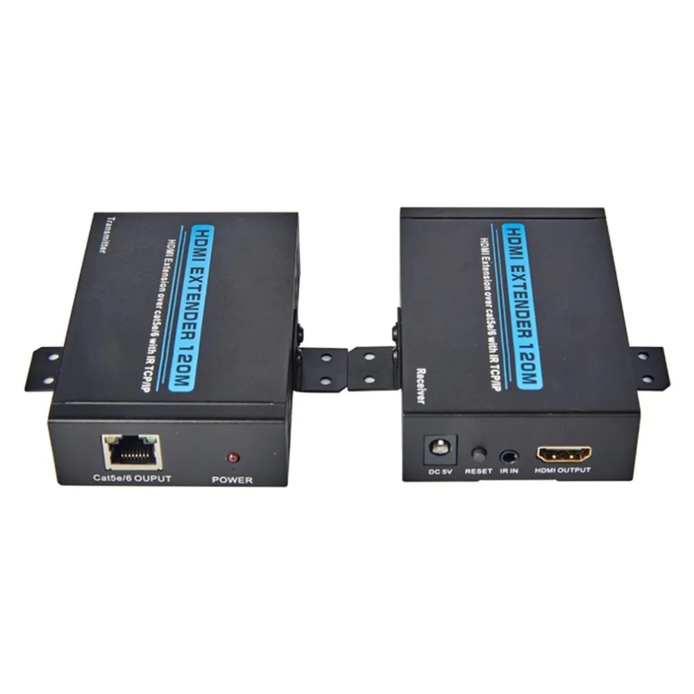 

T-507 HDMI Extender Transmitter Receiver 1080p HD Singal to 120M Over Cat6/5e Cable 3D UK / US / EU Type