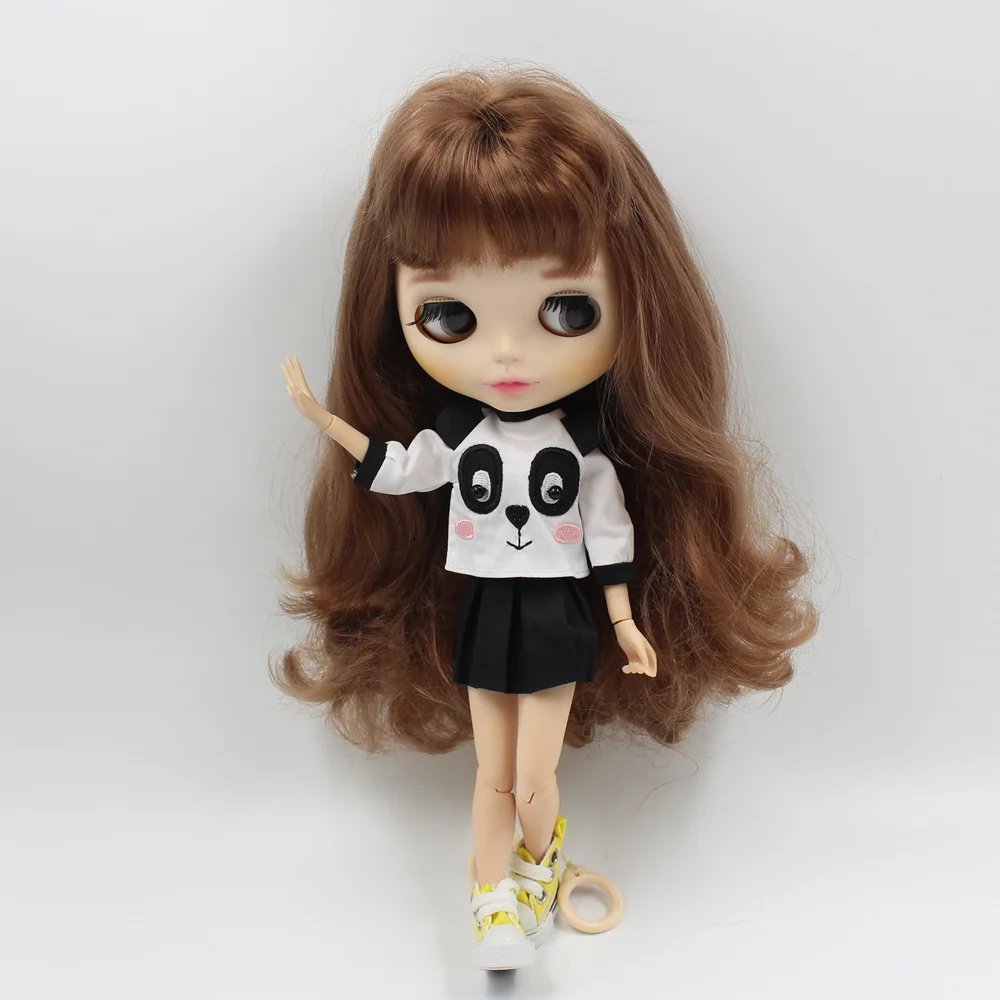 Fortune Days Blyth doll набор с вышивкой панды платье для куклы 12 дюймов милый наряд