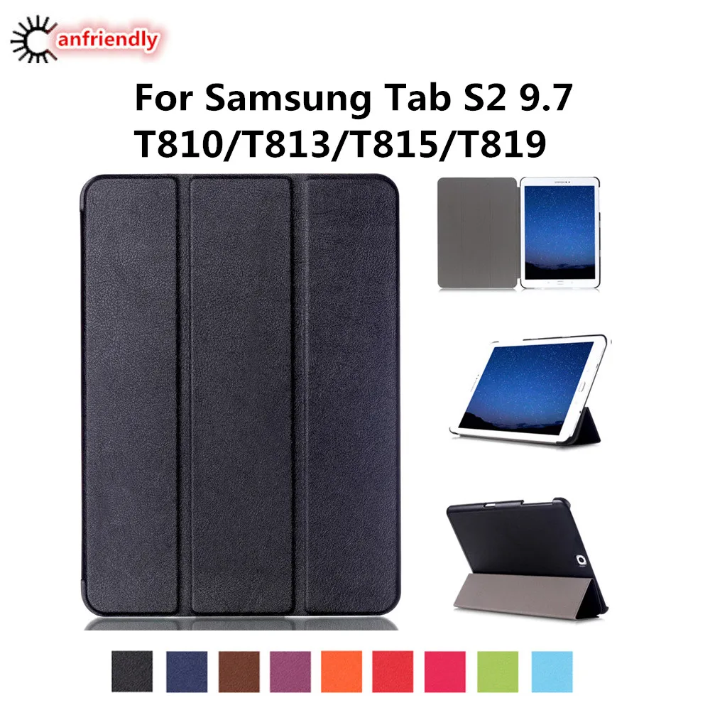 Чехол для планшета T810 T813 T815 T819 прозрачный чехол из искусственной кожи с откидной