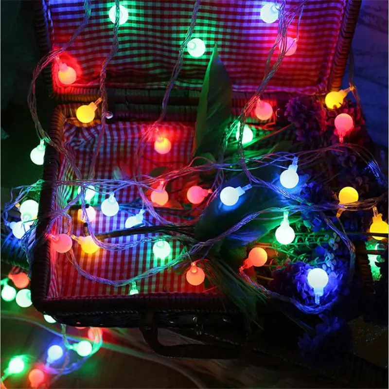 3M LED Ball holiday String Light 20 LED lamps Fairy Night Lights For Christmas Tree Wedding Party home Decortion Garland Xmas  (5)