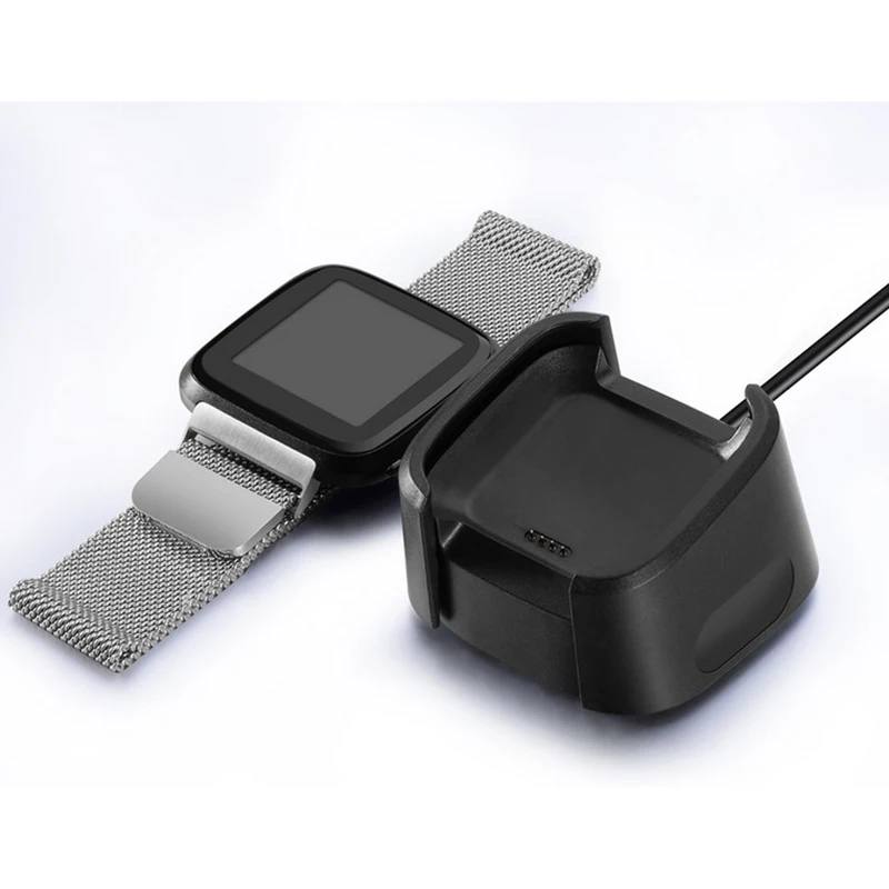 1Pcs Practical Outdoor Tools Charging Cradle Dock USB Data Cable Base Charger For Fitbit Versa Watch For Outdoor Camping