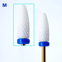 M удлиненная электрическая дрель для ногтей, керамическое Фрезерное сверло для ногтей, резак для маникюра, педикюра, аппарат для маникюра, Гель-лак
