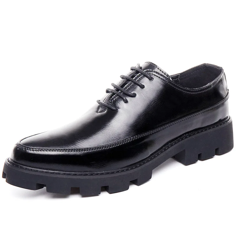 

Leather Men Shoes New Arrival Business Dress Shoes mens High Quality Increased oxfords wedding formal Flats Zapatos Masculino