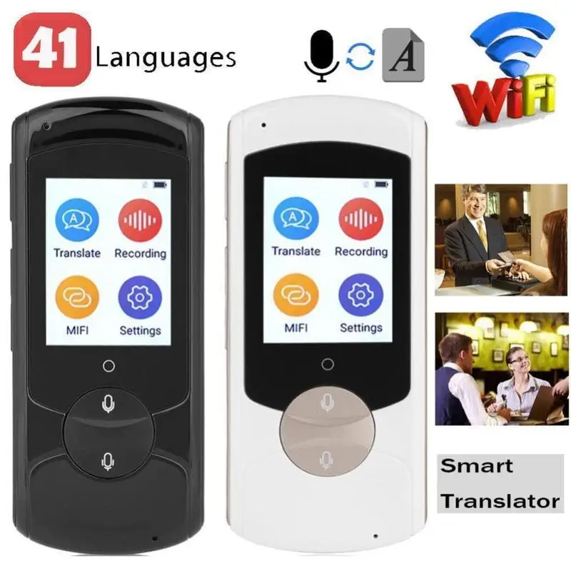 

Hot selling Intelligent translator supports offline Bluetooth external guide guide interpreter recording translator