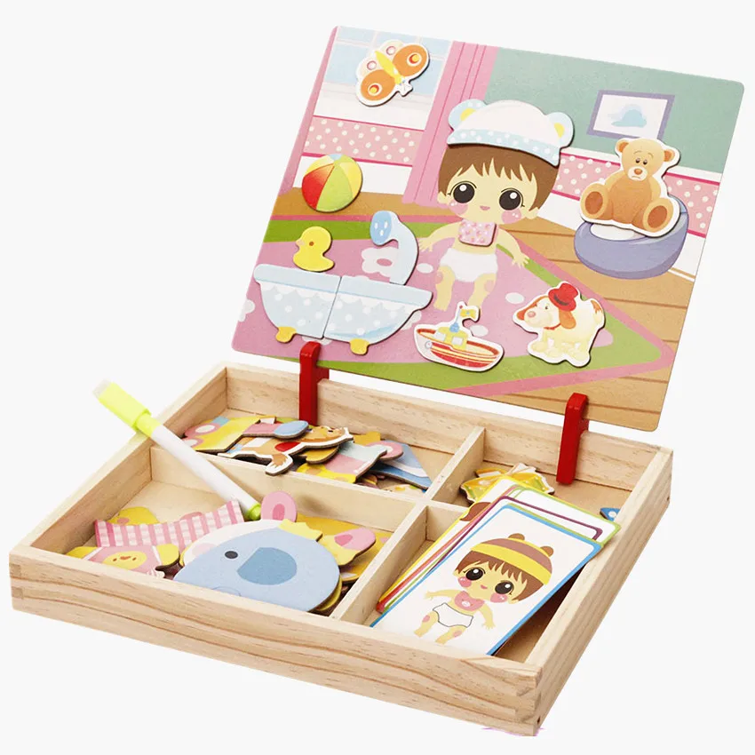 Магнитная доска для рисования девочек|educational toys|puzzle educationalpuzzle educational toy |