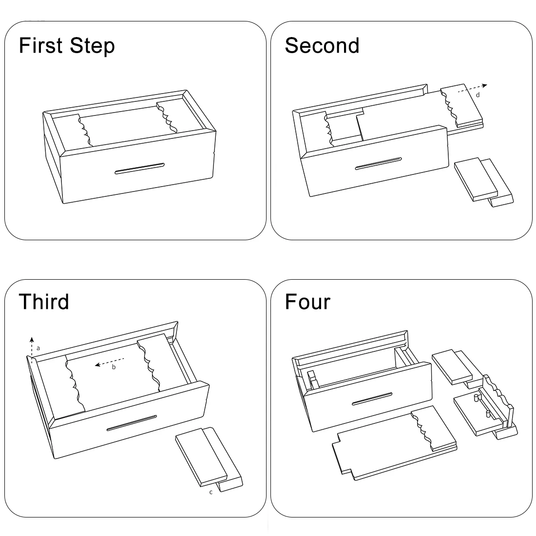 Деревянная головоломка коробка секрет трюк разведки отделение магия Деньги Подарочная коробка Логические развивающие игрушки