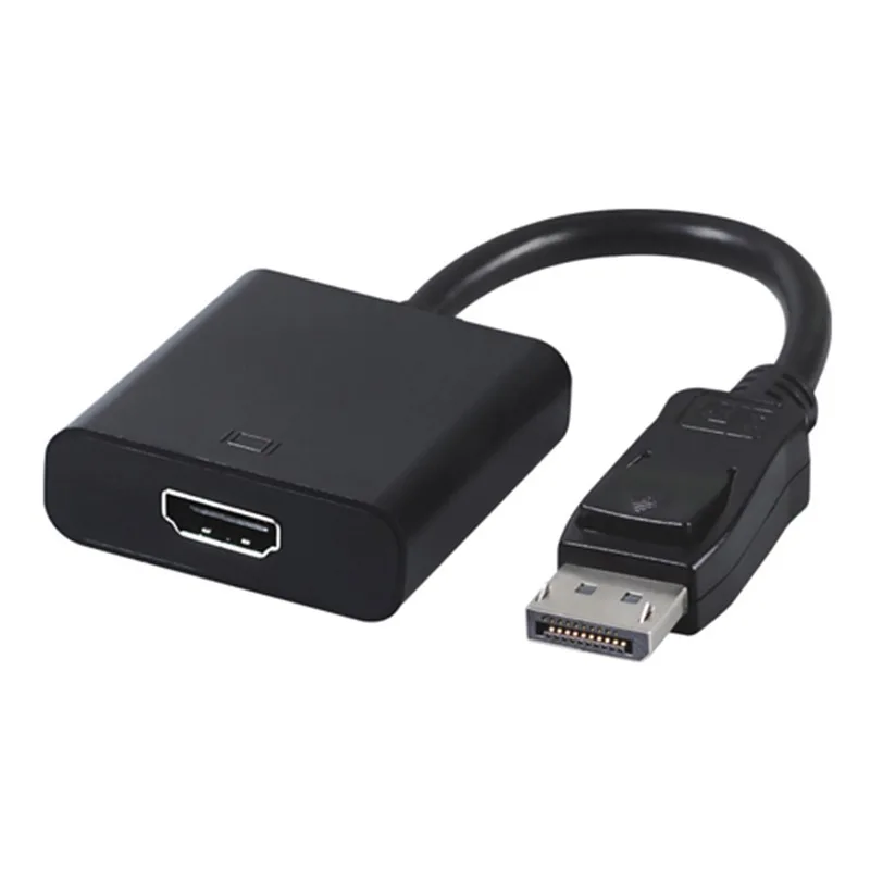  New DisplayPort DP to HDMI Active Video Audio Adapter Converter for PC Laptop free shipping