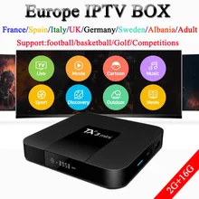 TX3 Мини ТВ приставка на базе Android box 1 год Европа Франция iptv подписка 9100Live& 11000VOD Лучший 4K French Spain Германия, Швеция Великобритания iptv Box