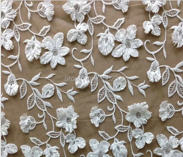 Aliexpress.com: Comprar Malla tridimensional bordado Telas ...