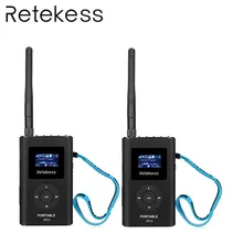 2 шт. Retekess портативный Радиоприемник 0,3 W FM передатчик MP3 радиопередатчик передатчик для автомобильного встреча экскурсовод F9212A