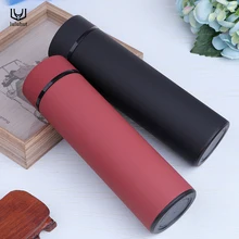 Luluhut mate a prueba de fugas taza del vacío del acero inoxidable termo botella de agua de Alto grado los Empresarios Coche Taza de Aislamiento