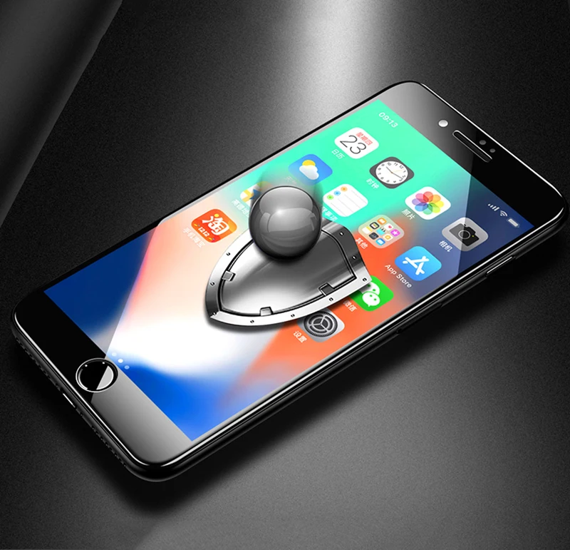 Премиум 6D закаленное стекло для iphone XS MAX защита экрана Suntaiho для iphone XR XS 7 8 6 стеклянная пленка 9H полное покрытие стеклянная пленка