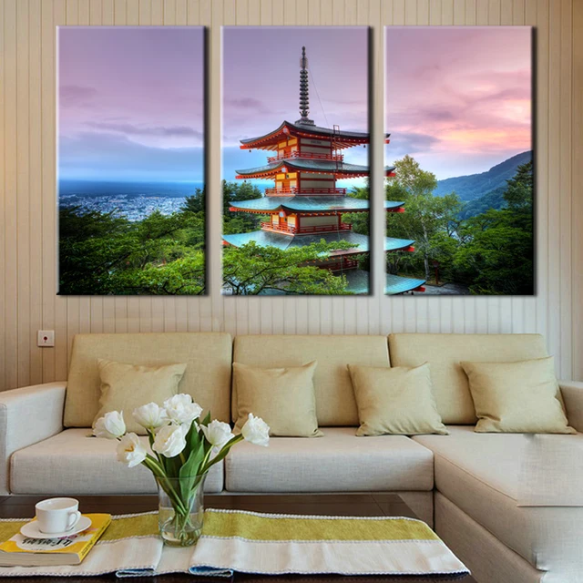 aliexpress com buy large canvas wall art 3 panel modern painting