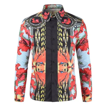 

New brand Men 3D print fashion high-quality comfortable shirt dropshipping hot sale shirts nightclub dance cool cloth plus size