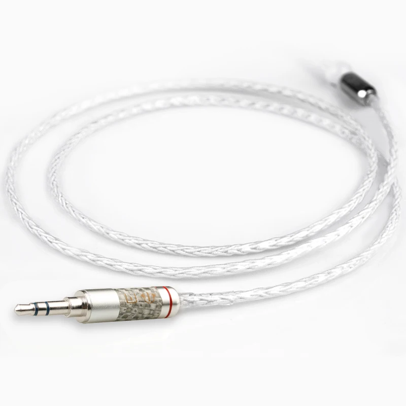 

Xiao Fan AIR Single Crystal Copper Plated Silver Headphone Wire Se846 Ue900 Se535 Im03 IE80 Headphone Upgrade Line Free Shipping