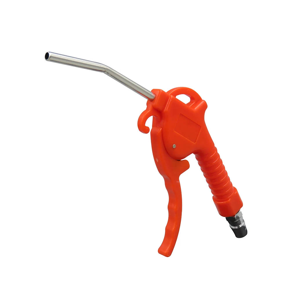 Air Blow Gun Red Plastic Handle Angled Bent Nozzle Air Duster Blow Gun Cleaner Air Blower Duster Blow Dust Gun Pneumatic Tool