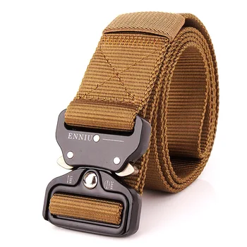 

2018 Military Tactical Belts Mens OPS SWAT Army Combat Nylon Belts Adjust Emergency Survival Waist Belt Tactical Gear