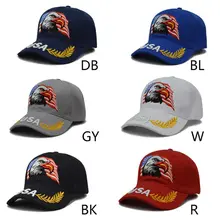 Мужская, женская, США, патриотическая, развевающаяся, с флагом, Беговая Кепка, с 3D вышивкой, для улицы, Snapback, регулируемая, с изогнутыми полями, шляпа для папы