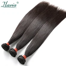 Роскошные бразильские волосы ILARIA Virgin, пучки волос Weft, прямые необработанные волосы из норки, пучки натуральных цветов