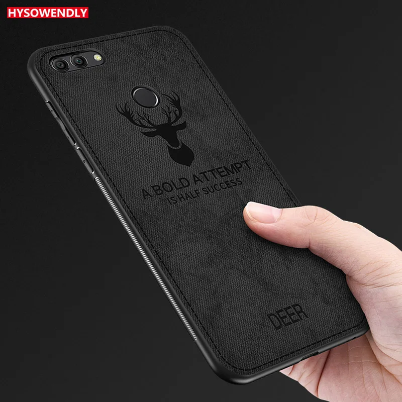 3D олень ткани текстуры случаи телефона для huawei Honor 6X7X8 8X max V8 тонкий мягкий