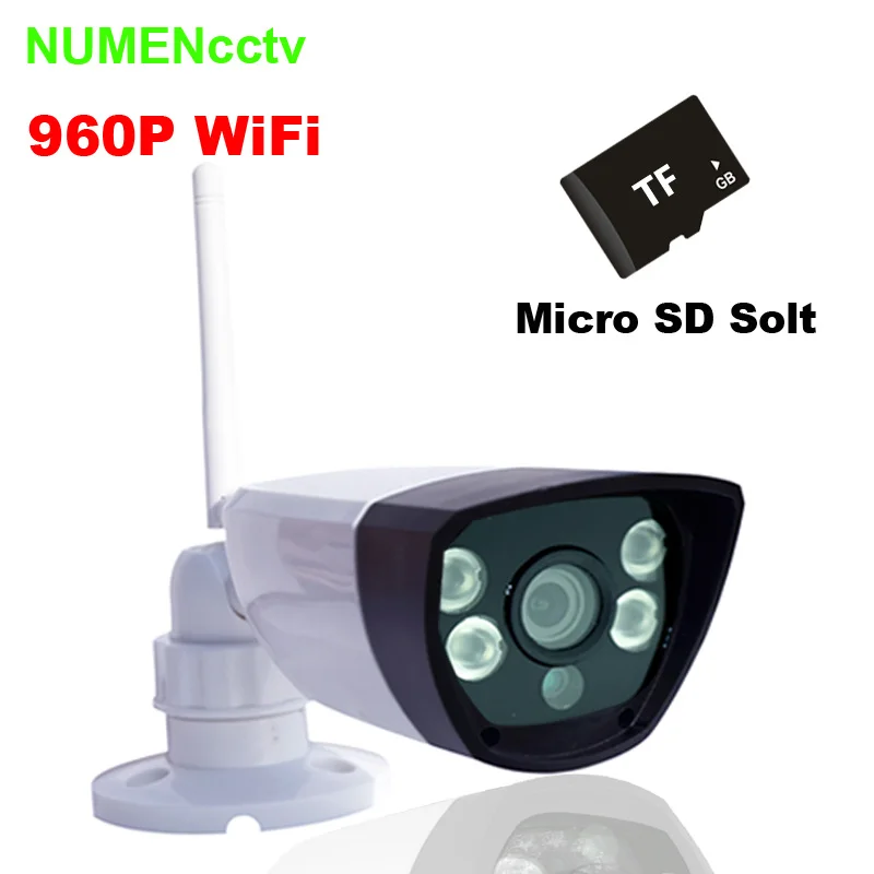 

NuMenWorld AP Wifi IP cam 960P SD HD P2P 802.11b/g/n Wireless network Wired IP Camera IR Outdoor Waterproof Camera IP