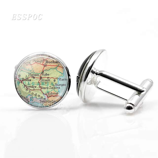 Bristol Map Cufflinks Bristol Map Cufflinks
