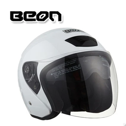 Genuine BEON dual lens and a half font b motorcycle b font half helmet warm winter