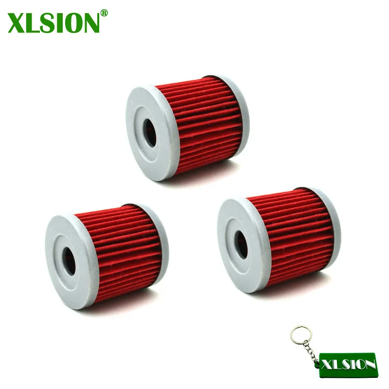XLSION 3x Oil Filter For SUZUKI DRZ 400 400E 400S 400SM LTZ400 LTR450