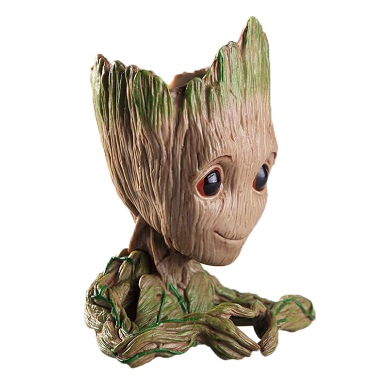 JAROWN Artificial Tree Man Grout Flower Pot Pen Holder Action Figures Cute Model Toy For Gifts Home Garden Office Decoration (14)