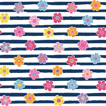 

Laeacco Baby Cartoon Stripes Flower Pattern Wallpaper Children Photographic Backdrop Photo Backgrounds Photocall Photo Studio