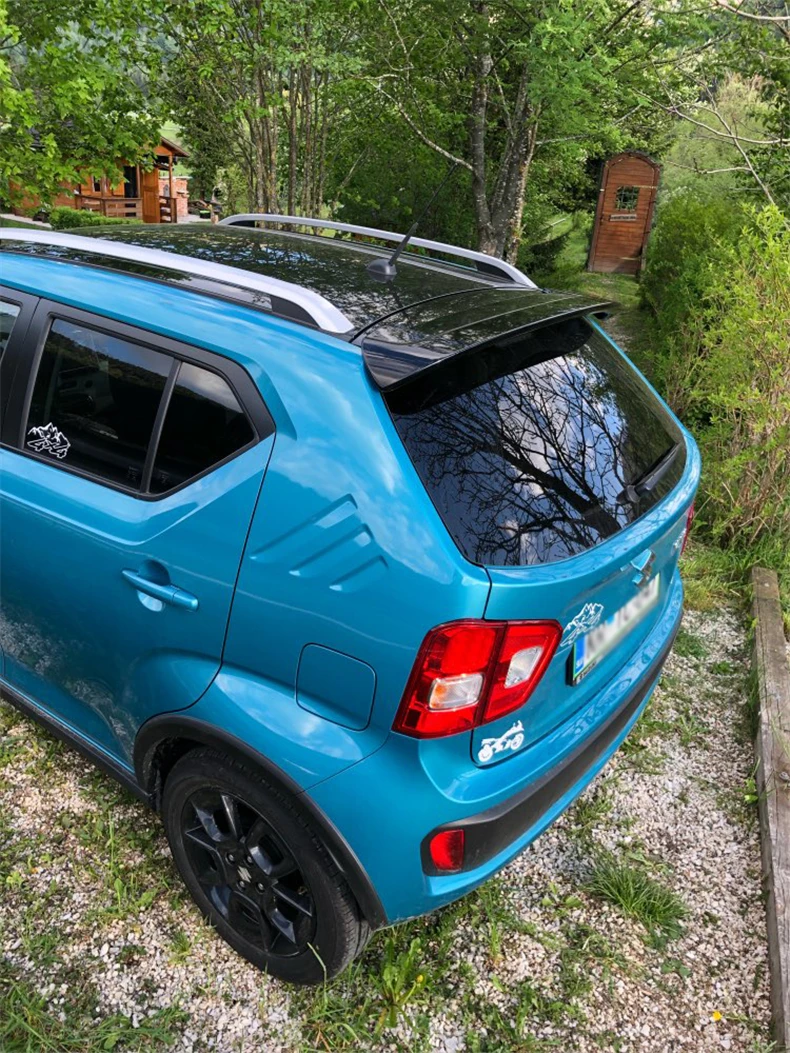 Для Suzuki Ignis заднее крыло спойлера, на крышке багажника Спойлеры крыльев краска ABS 3M паста EMS транспорта