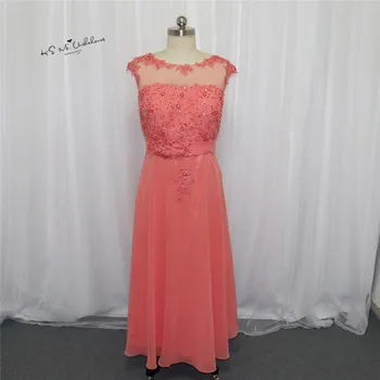 

Cheap Coral Prom Dresses Long Plus Size Vestidos de Formatura Pearls Chiffon Applique Formal Evening Party Gowns Imported China