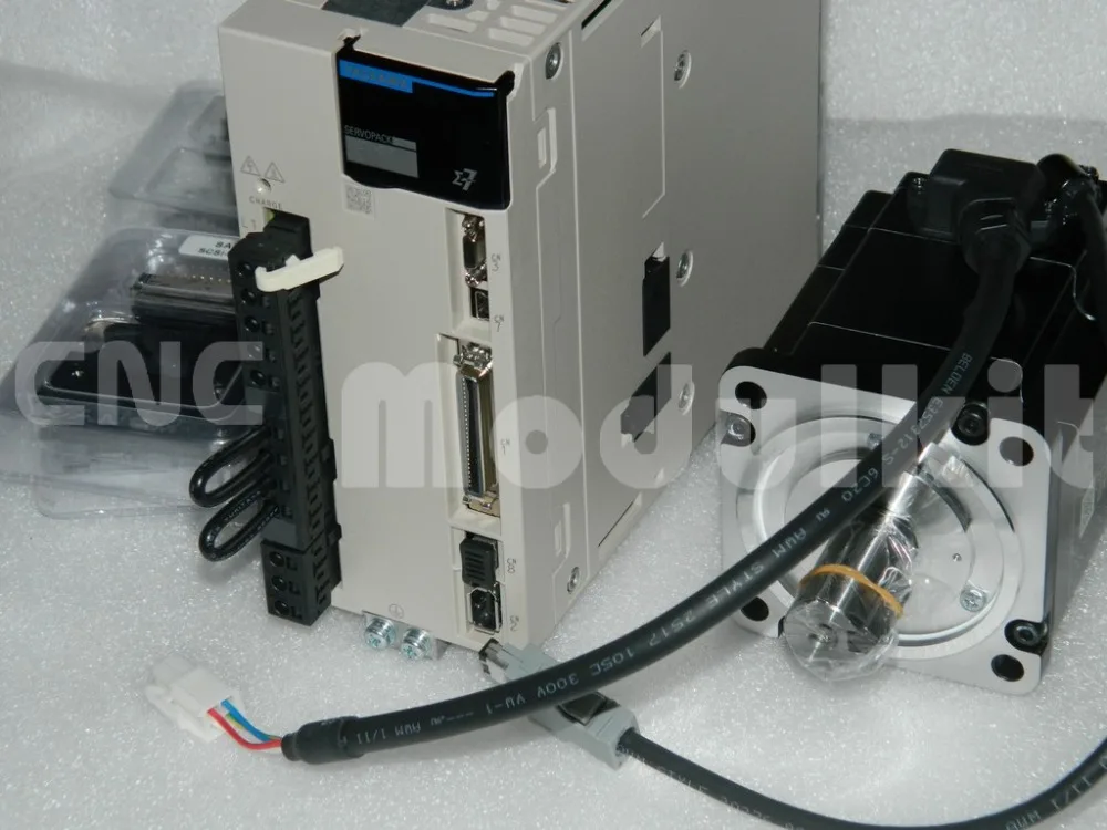 YASKAWA ORIGINAL NEW 7II SGM7J-08AFC6S & SGD7S-5R5A00A SERVO SYSTEM CONTROL KIT 750W AC ROTARY MOTOR DRIVER 2.39NM CNC MODULKIT